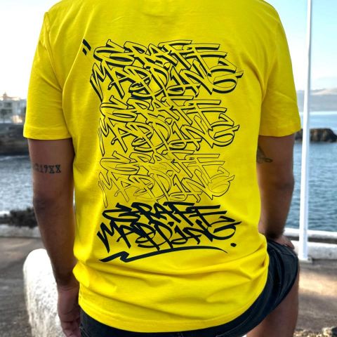 Camiseta GraffMapping TAG#1 - AMARILLO