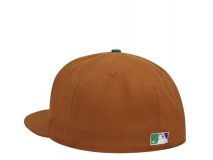 New Era 59Fifty Milwaukee Brewers MARRON/METALICO