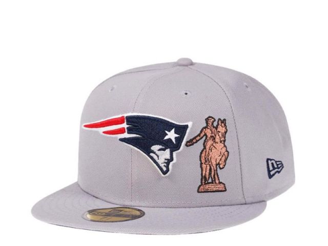 New Era 59Fifty New England Patriots C Edit - GRIS