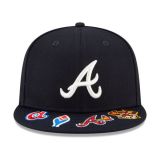 New Era 59Fifty  Atlanta Braves G.V. - AZUL MARINO