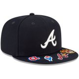 New Era 59Fifty  Atlanta Braves G.V. - AZUL MARINO