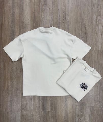 Camiseta Supreme Style ¨Flor Billetes¨ -  NATURAL 