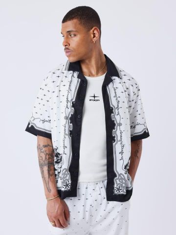 Camisa Project X Paris Cob - BLANCO / NEGRO
