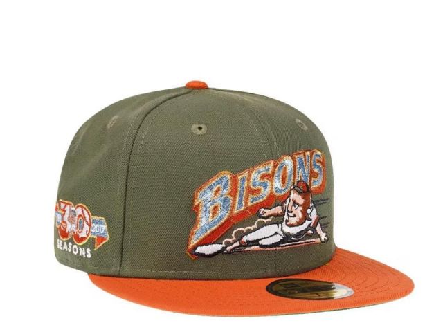 Gorra New Era 59Fifty MiLB  Buffalo Bisons - VERDE