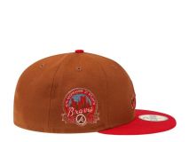 New Era Atlanta Braves 59fifty - ROJO / MARRON