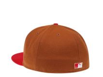 New Era Atlanta Braves 59fifty - ROJO / MARRON