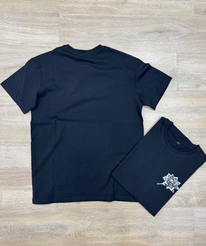 Camiseta Supreme Style ¨Flor Billetes¨ NEGRO