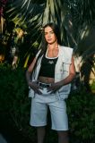 South Kids Leather Vest - WHITE
