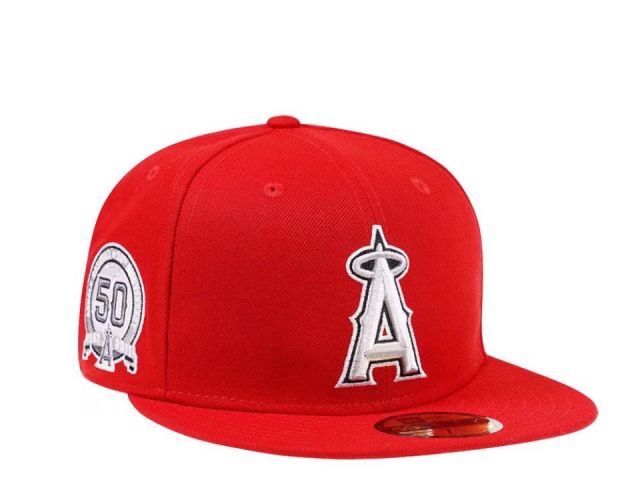 New Era 59Fifty Anaheim Angels MBL - ROJO / BLANCO