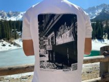Camiseta GraffMapping Galaxy - BLANCO
