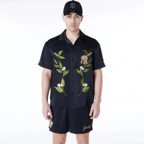 Camisa New Era Floral New York Yankees - NEGRO