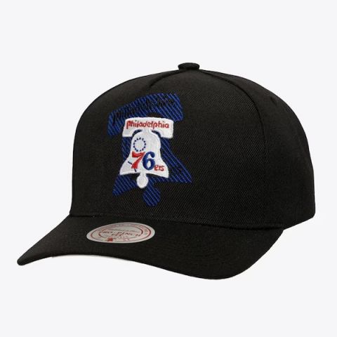 Mitchell & Ness NBA Tilted Pro Snapback 76ERS