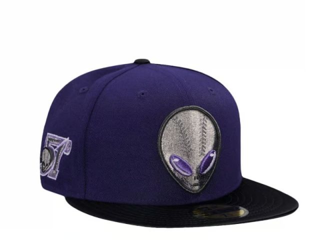 New Era 59fifty Las Vegas 51s Patch - PURPLE 