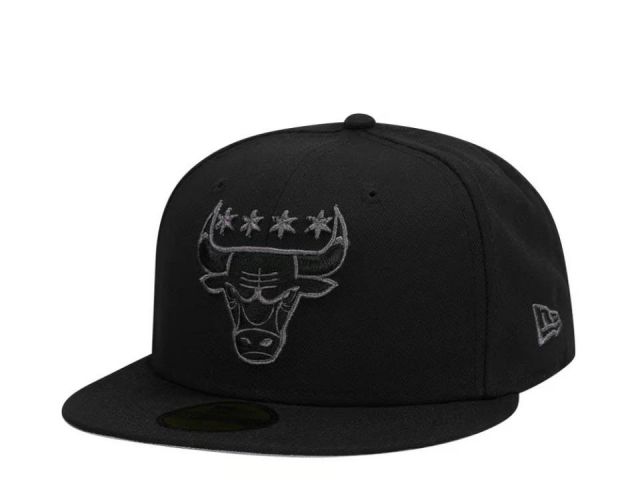 New Era 59fifty Chicago Bulls - BLACK GREY