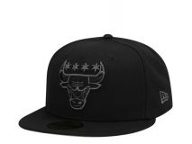 New Era 59fifty Chicago Bulls - BLACK GREY