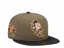 New Era Mets 25th Patch 59fifty - OLIVE / BLACK