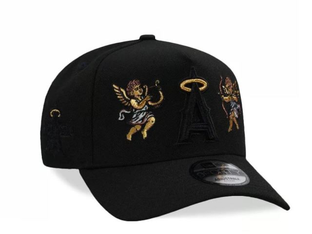 New Era Anaheim Angels 9Forty Snapback - NEGRO