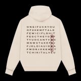 Sudadera Moske Crucigrama BEIGE