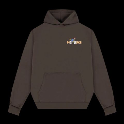 Sudadera Moske Bastardo Descarado CHOCOLATE