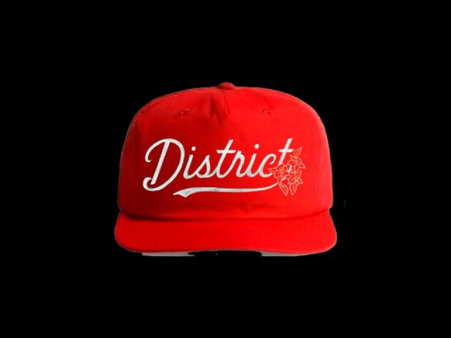 District Script Cap - RED