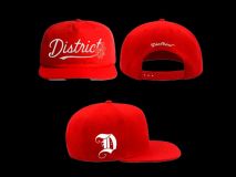 District Script Cap - RED