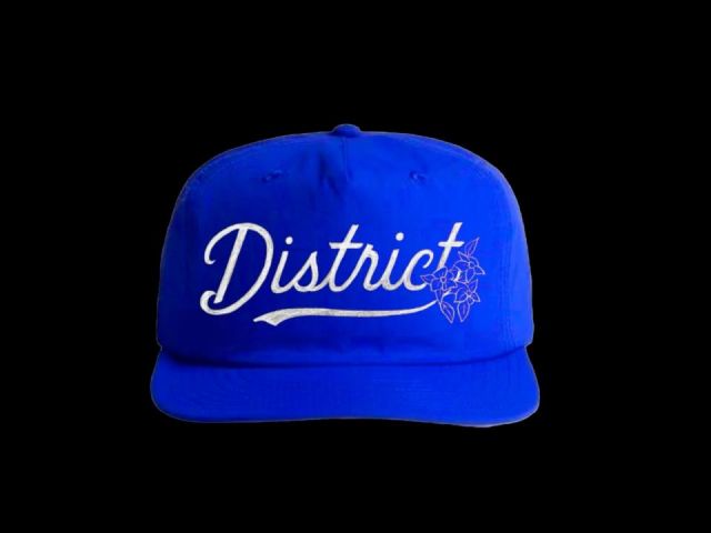 District Script Cap - BLUE