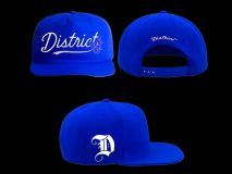 District Script Cap - BLUE
