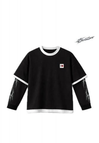 Hacerlo Bonito Y2K Long Sleeve - BLACK