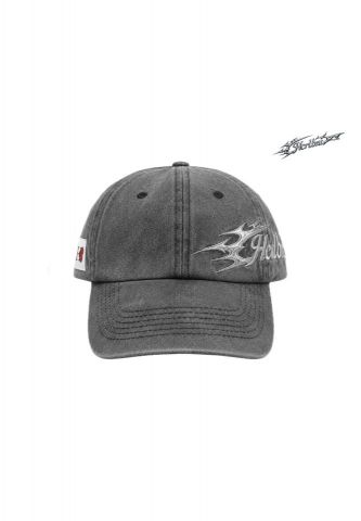 Hacerlo Bonito Y2K Washed Cap - BLACK WASHED