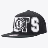 Mitchell & Ness NBA Nets VRST Snapback - NEGRO