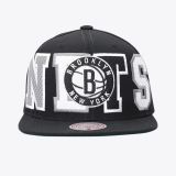 Mitchell & Ness NBA Nets VRST Snapback - NEGRO