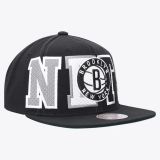 Mitchell & Ness NBA Nets VRST Snapback - NEGRO