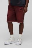 Pantalon corto vaquero corte relajado ROJO