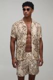 Conjunto camisa y bañador SERPIENTE BEIGE
