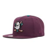 NEW ERA Anaheim Ducks 59Fifty Patch - BURGUNDY