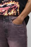 Pantalon Corto Vaquero Tintado - PURPURA