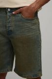 Pantalon Corto Vaquero Tintado - VERDE