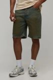 Pantalon Corto Vaquero Tintado - VERDE