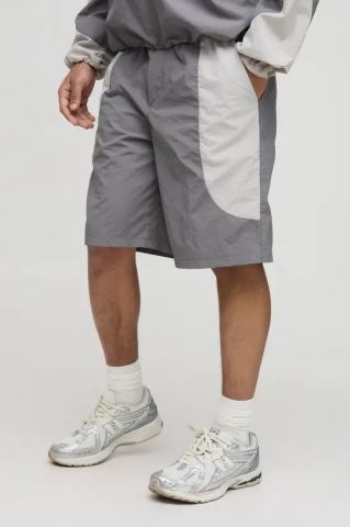 Pantalon Corto Nylon - GRIS