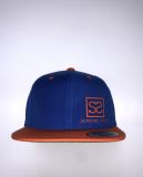 Supreme Style Small Logo Snapback ROYAL BLUE/ORANG