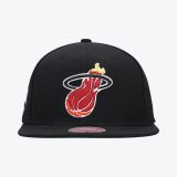 M&N Miami Heat Conference Patch - NEGRO