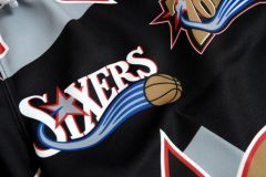 M&N Philadelphia 76ers Sublimated Shorts - BLACK