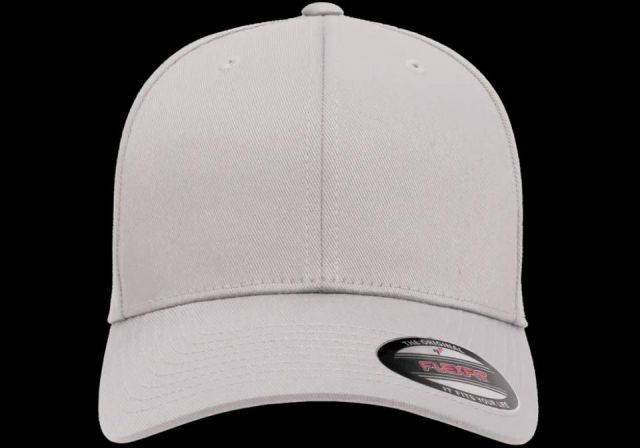 Gorra de lana peinada cerrada Flexfit PLATA