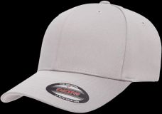 Gorra de lana peinada cerrada Flexfit PLATA