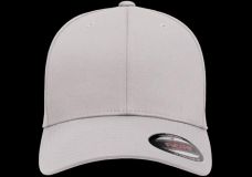 Gorra de lana peinada cerrada Flexfit PLATA