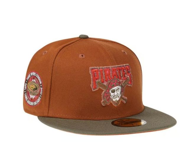 New Era 59fifty Pittsburgh Pirates MARRON / VERDE