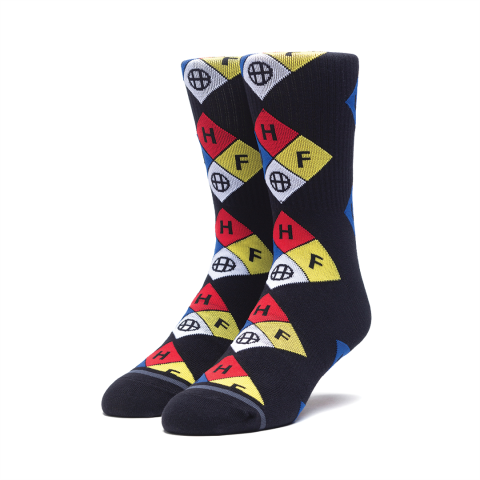 Huf Hazard Sock BLACK-O/S