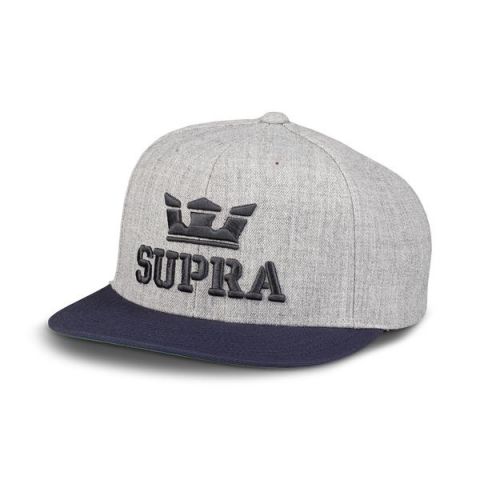 Supra ® Cap Above II Snapback - GREY HEATHER/NAVY