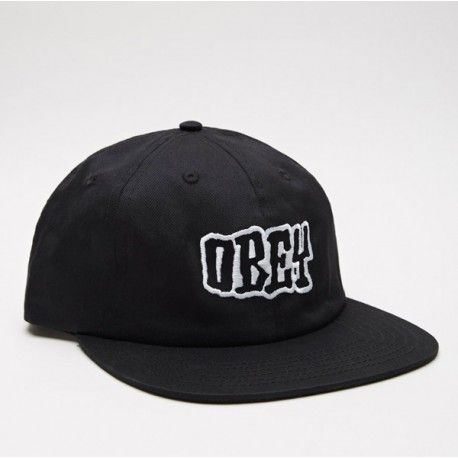 Obey ® Runnin Flexfit Hat - BLACK