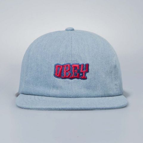 Obey ® Campbell 6 Panel hat - LIGHT DENIM